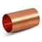 Everflow Straight Copper Coupling Fitting with Dimple Tube Stop 3'' CCCP0300 - alternate 1